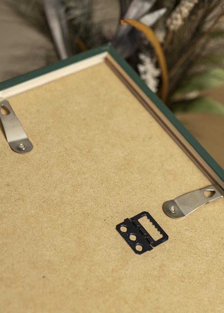 Ram med passepartou Frame E-Line Green 50x70 cm - Picture Mount White 16x24 inches