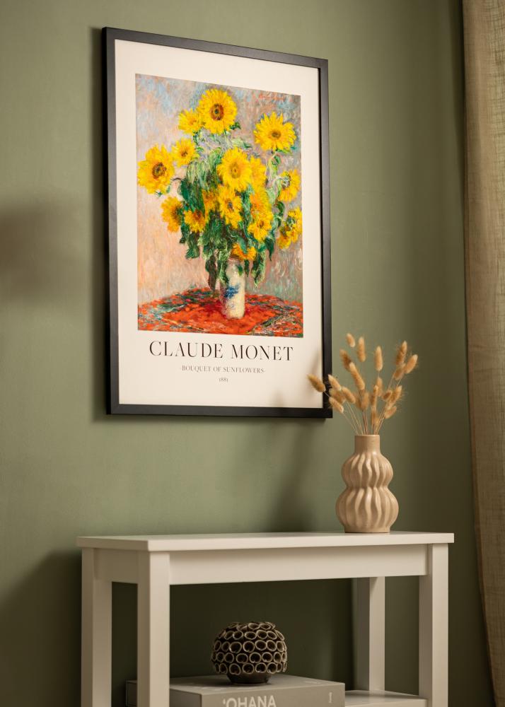 BGA Frame Deco Acrylic Glass Black 21x29.7 cm (A4)