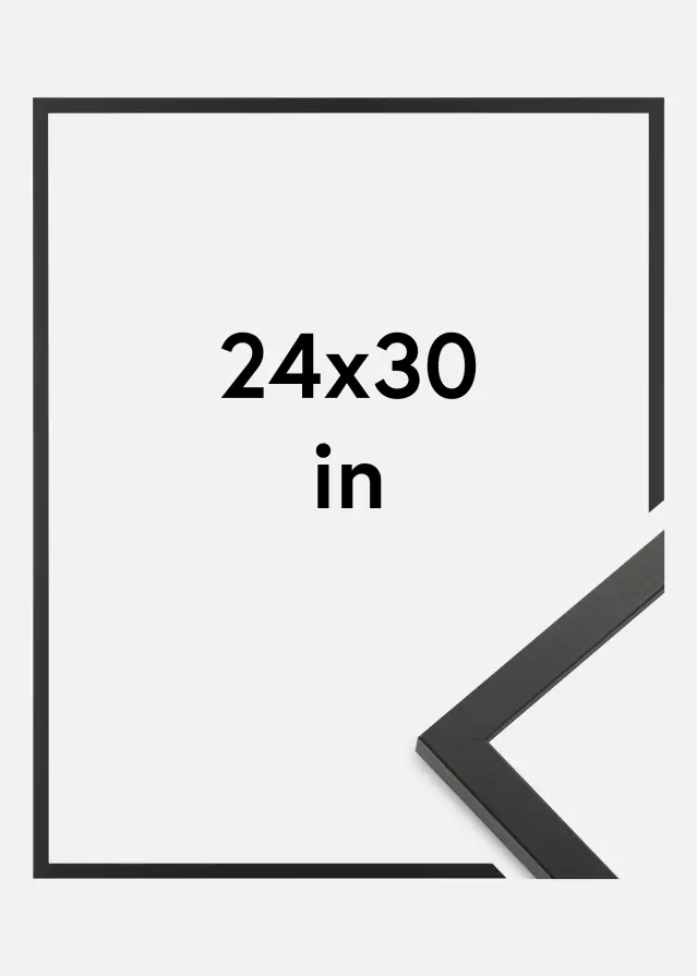 Artlink Frame Trendy Acrylic Glass Black 24x30 inches (60,96x76,2 cm)