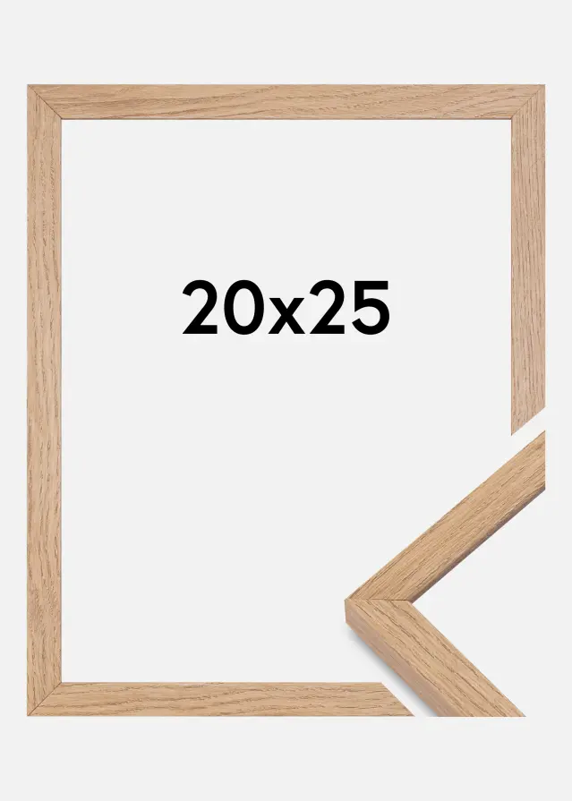 Mavanti Frame Montgomery Matt Anti-reflective glass Oak 20x25 cm