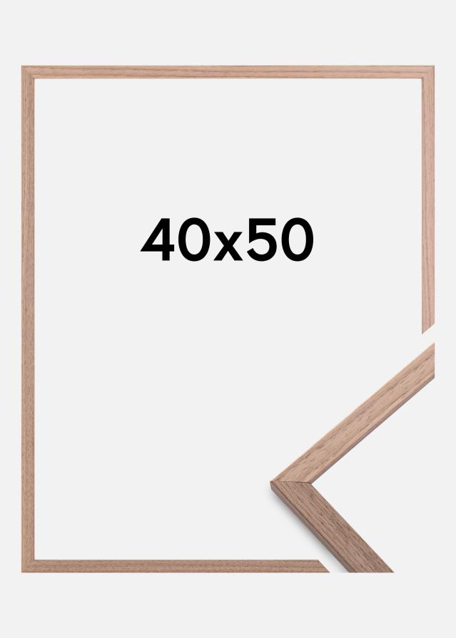 Galleri 1 Frame Edsbyn Acrylic glass Light Walnut 40x50 cm