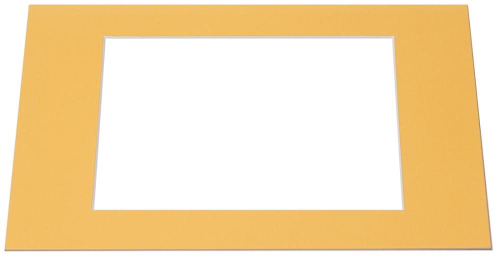 Egen tillverkning - Passepartouter Mount Yellow (White Core) - Custom Size