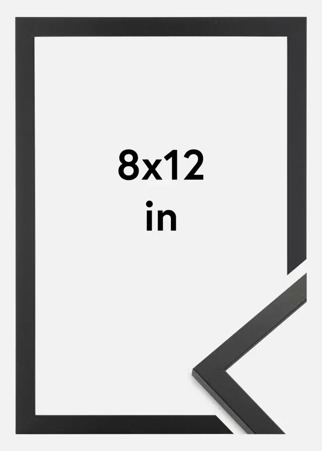 Artlink Frame Trendy Acrylic Glass Black 8x12 inches (20,32x30,48 cm)