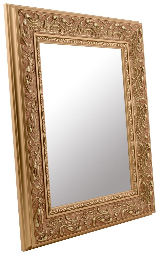 Ramverkstad Mirror Gränna Gold/Copper - Custom Size