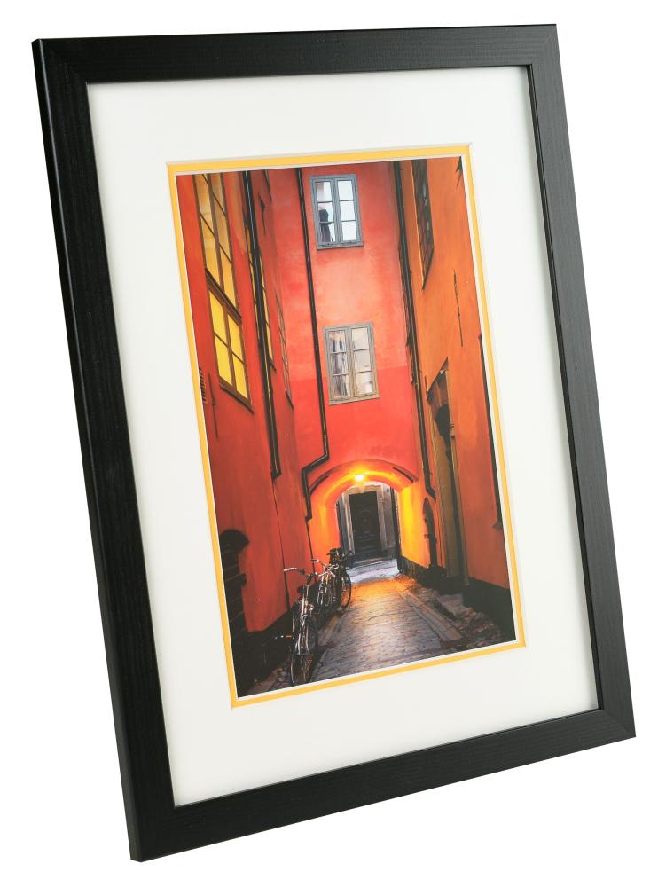 Egen tillverkning - Passepartouter Mount two layers - White/Yellow