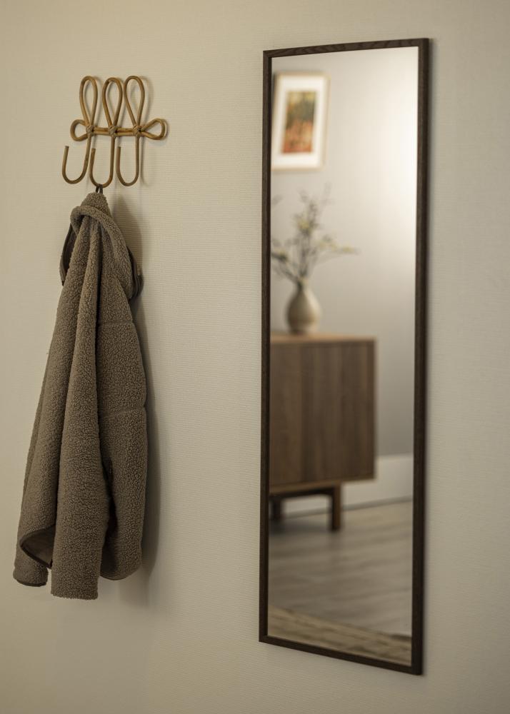 BGA Mirror Solid Smoked Oak 58x163 cm