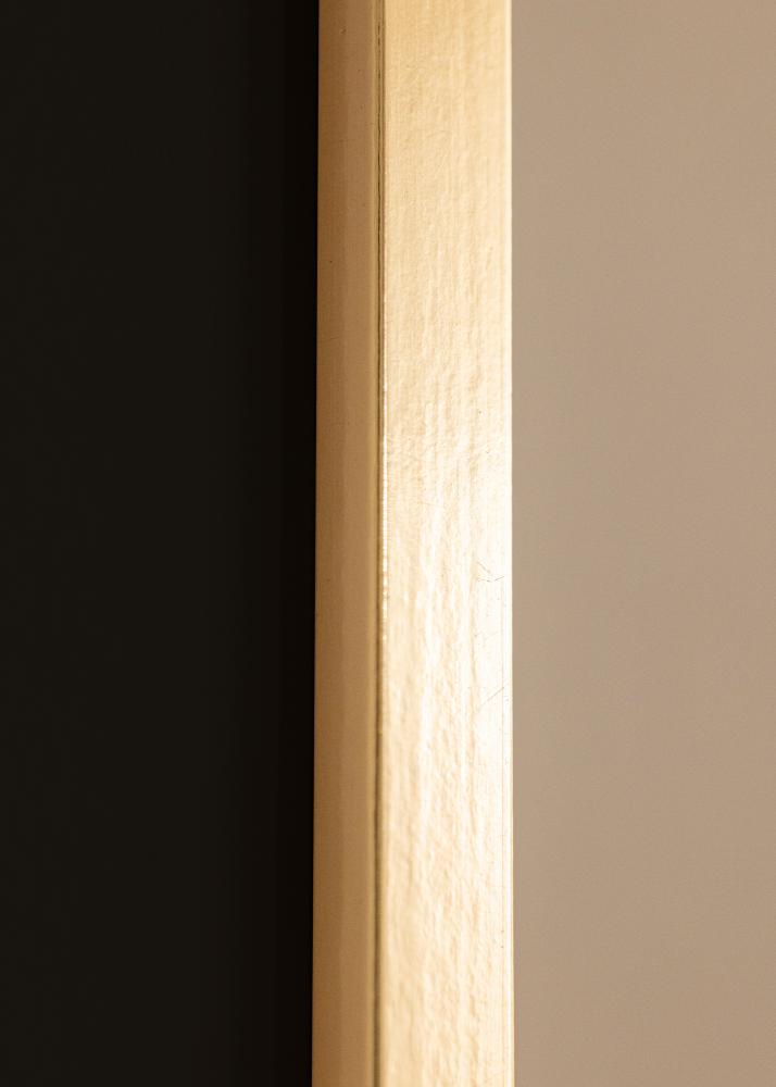 Ram med passepartou Frame Trendy Gold 35x50 cm - Picture Mount Black 25x35 cm