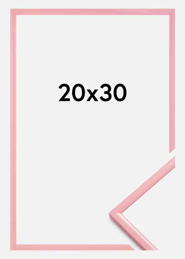 BGA Frame New Lifestyle Acrylic Glass Pink 20x30 cm