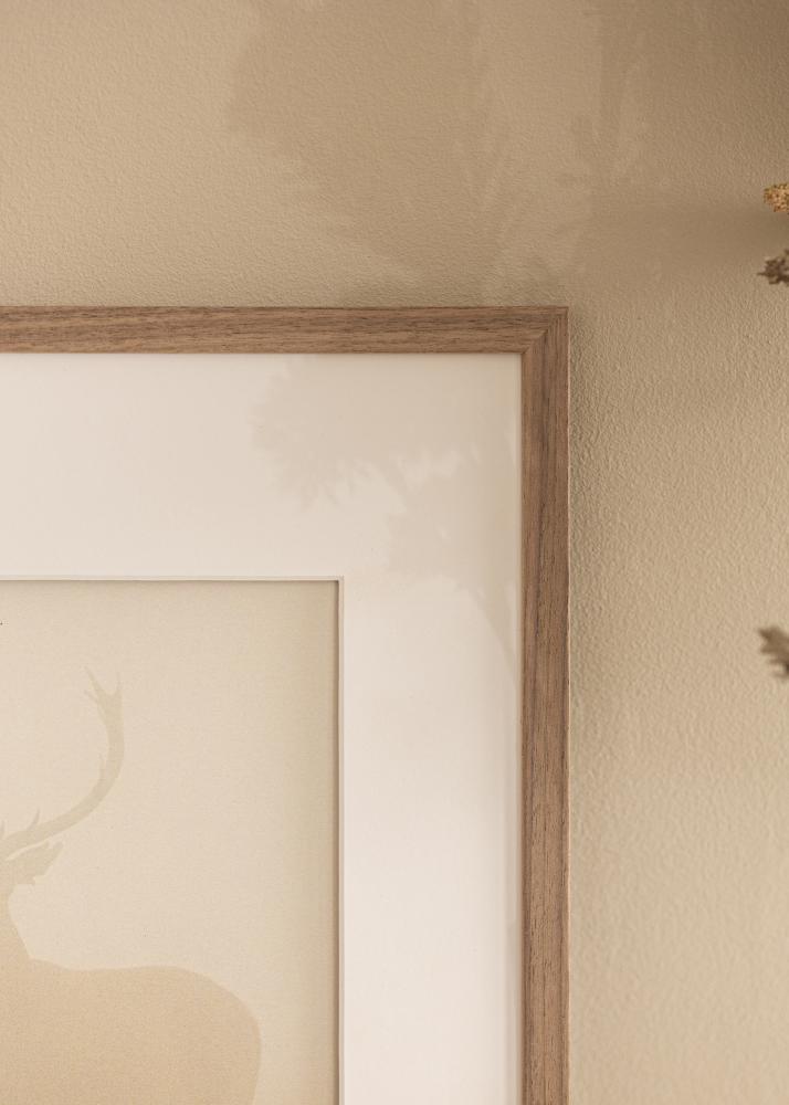 Galleri 1 Frame Edsbyn Acrylic glass Light Walnut 60x60 cm