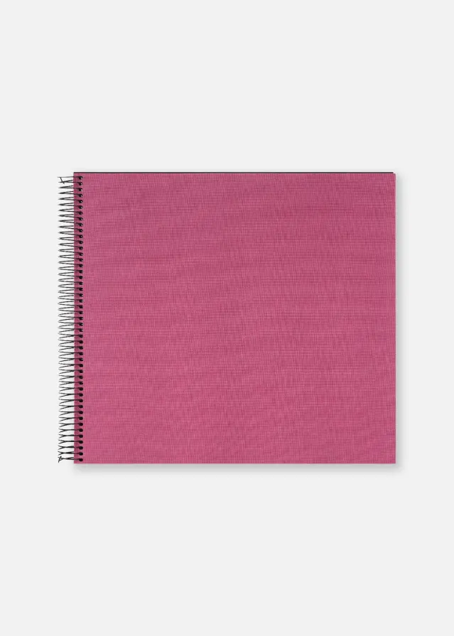Goldbuch Bella Vista Spiral bound album Fuchsia - 35x30 cm (40 Black pages / 20 sheets)