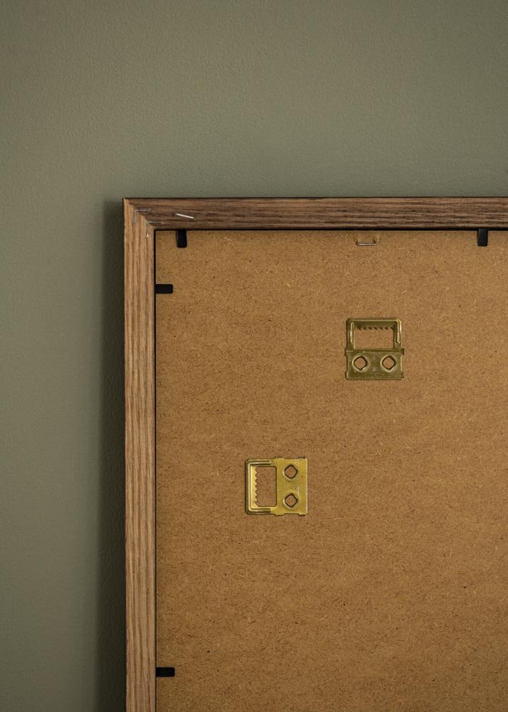 BGA Mirror Solid Smoked Oak 58x163 cm