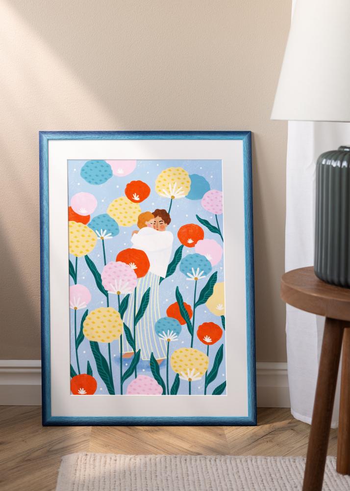 Jämtlands Ramfabrik Frame Cornwall Acrylic Glass Dark Blue 50x70 cm