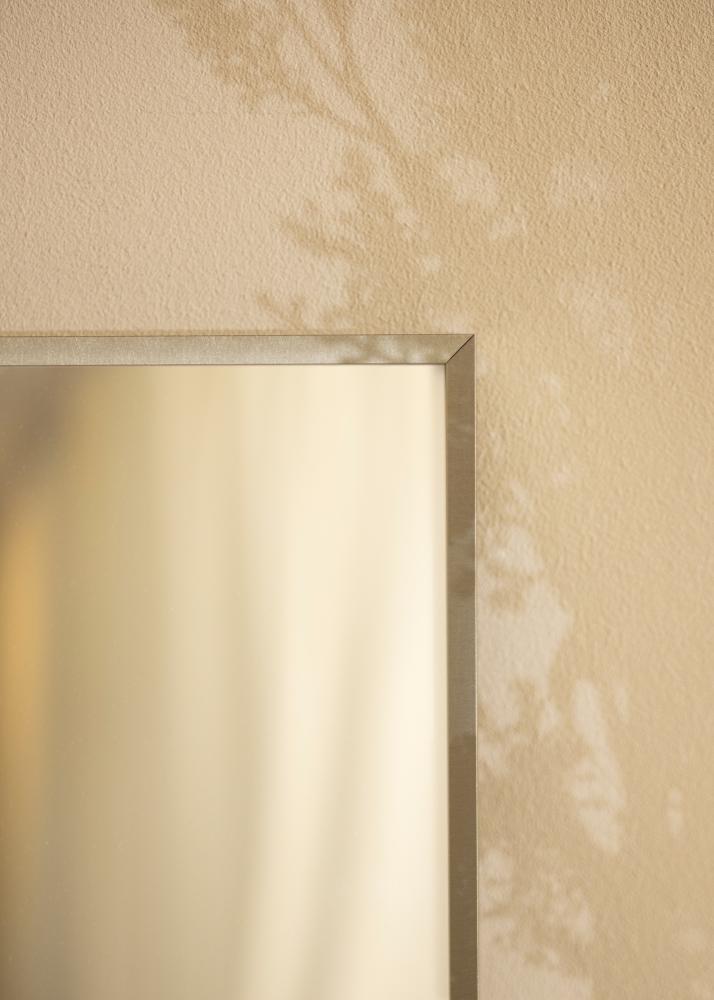 Ramverkstad Mirror Nilsen Premium Alpha Brushed Steel - Custom Size