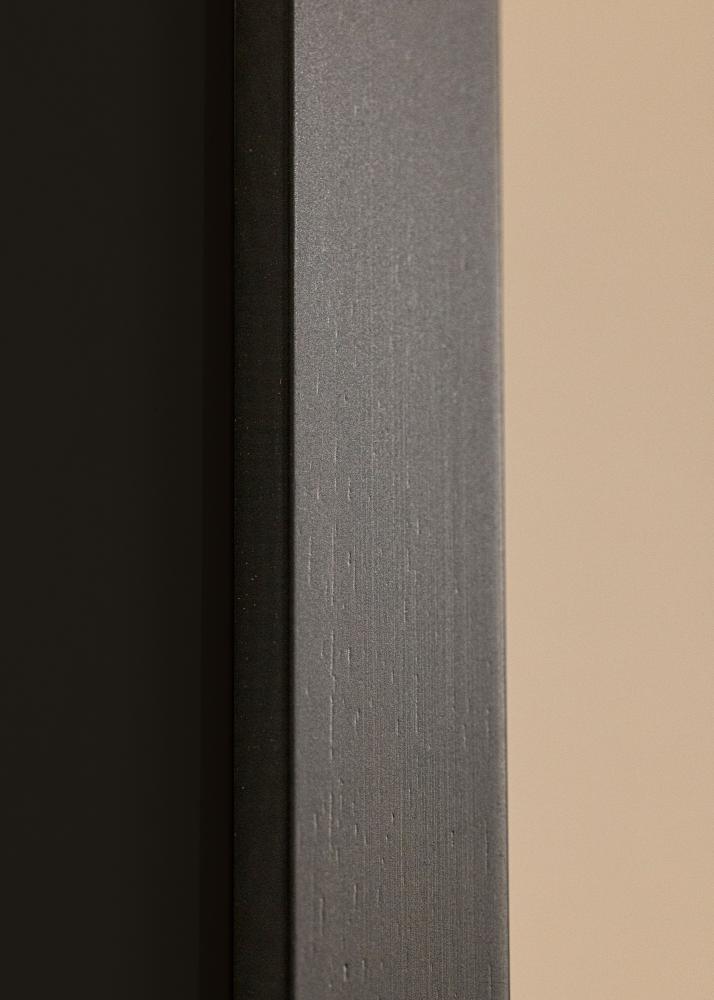 Ram med passepartou Frame Black Wood 50x60 cm - Picture Mount Black 40x50 cm