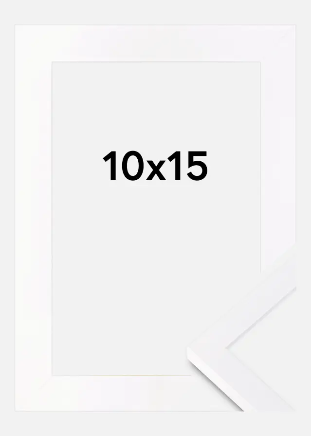 BGA Frame Selection Acrylic Glass White 10x15 cm