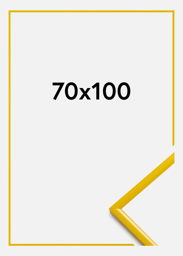 BGA Frame New Lifestyle Acrylic Glass Yellow 70x100 cm