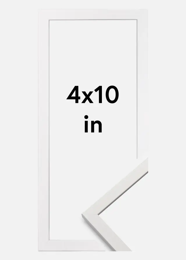 Galleri 1 Frame Edsbyn White 4x10 inches (10.16x25.4 cm)