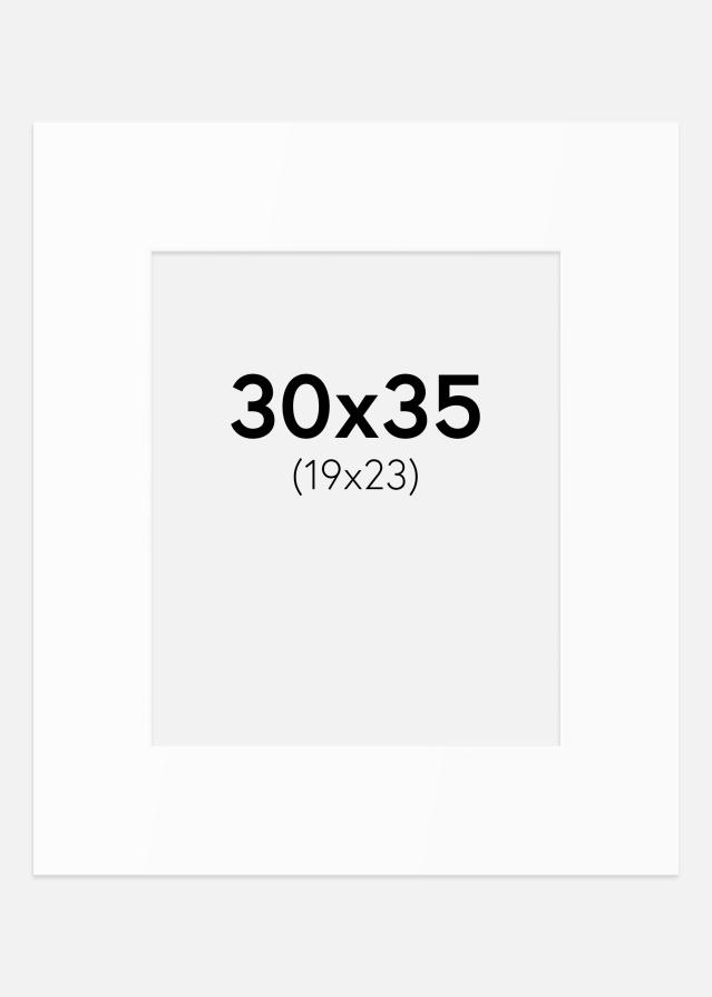 Artlink Mount White Standard (White Core) 30x35 cm (19x23)