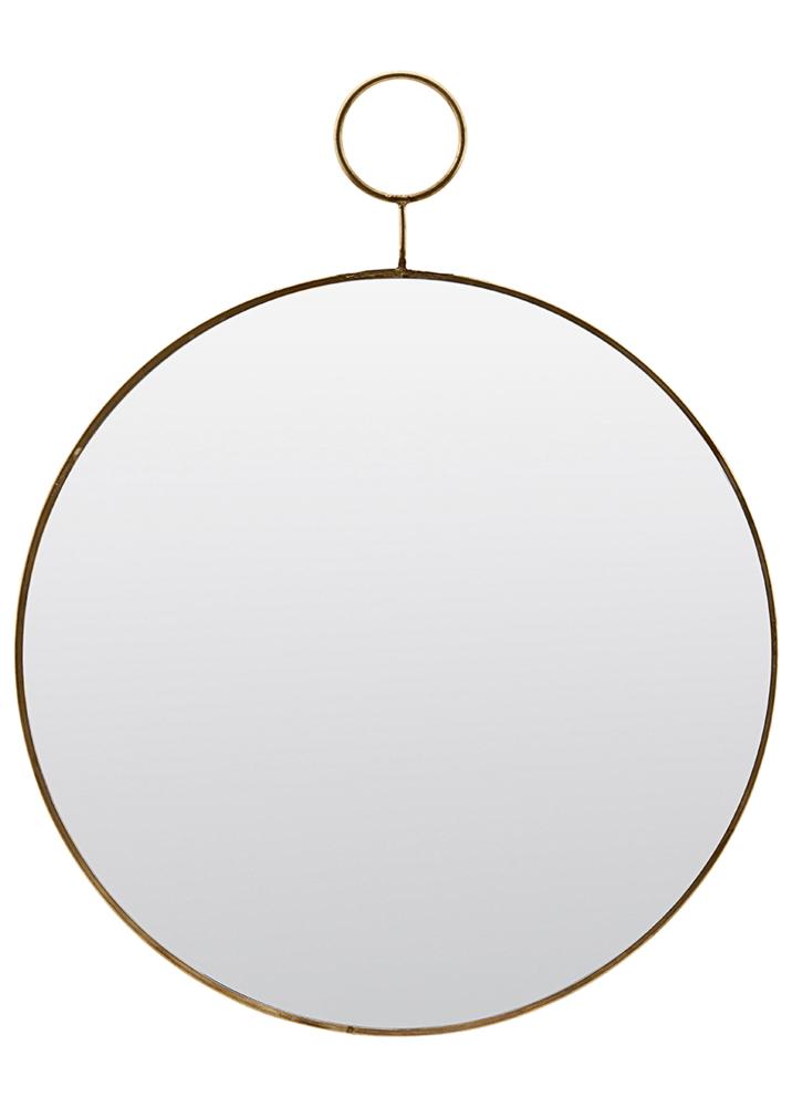 House Doctor Mirror House Doctor The Loop Brass 38 cm Ø