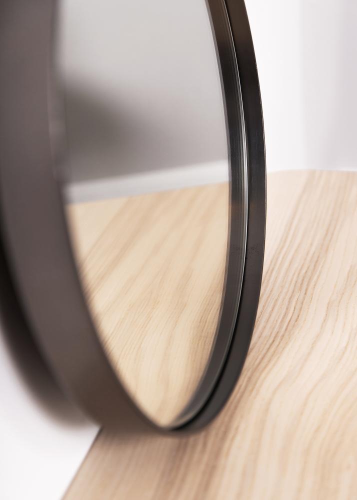 House Doctor Mirror House Doctor Reflection Black 30 cm Ø