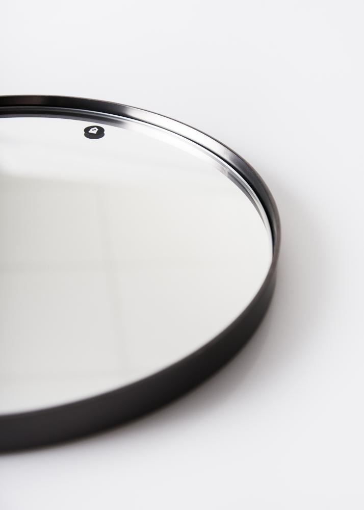House Doctor Mirror House Doctor Reflection Black 30 cm Ø