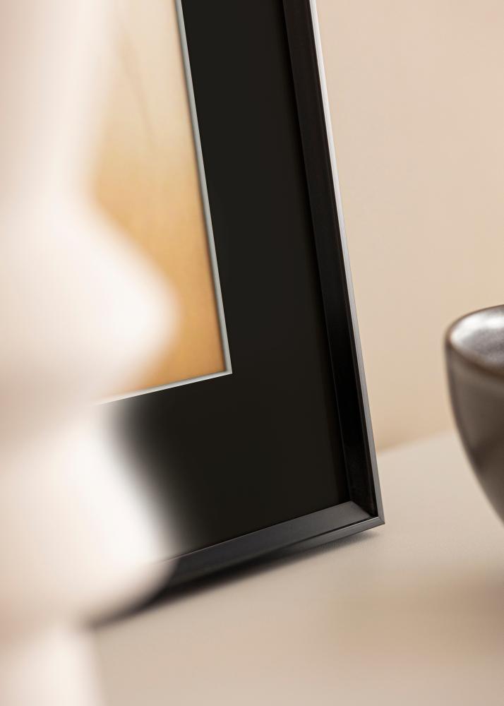 Ram med passepartou Frame Desire Black 60x80 cm - Picture Mount Black 50x65 cm