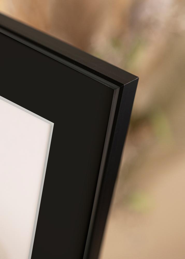 Ram med passepartou Frame Desire Black 60x80 cm - Picture Mount Black 50x65 cm
