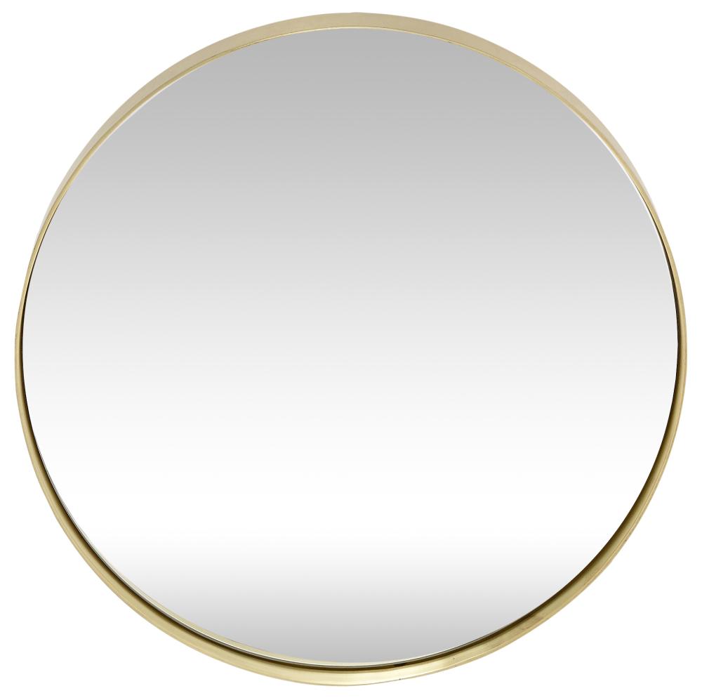 Hübsch Mirror Brass 40 cm Ø