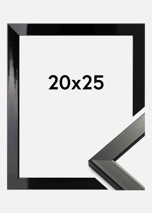 Galleri 1 Frame Uppsala Black High gloss 20x25 cm