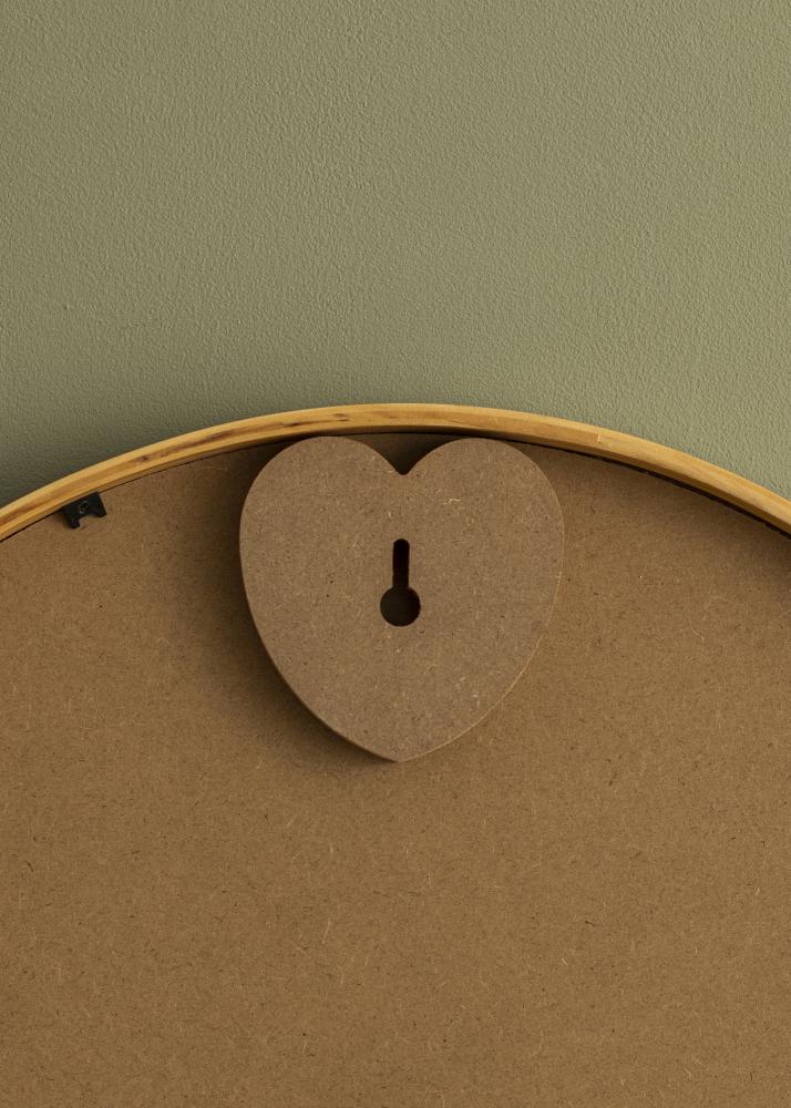 KAILA KAILA Round Mirror Deep - Oak 50 cm Ø