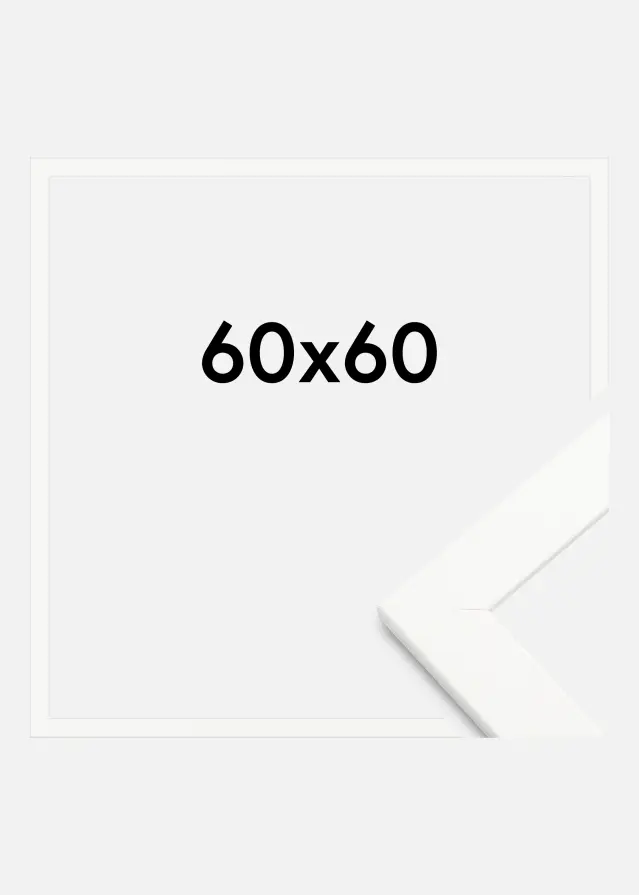 Artlink Frame Trendline Acrylic Glass White 60x60 cm