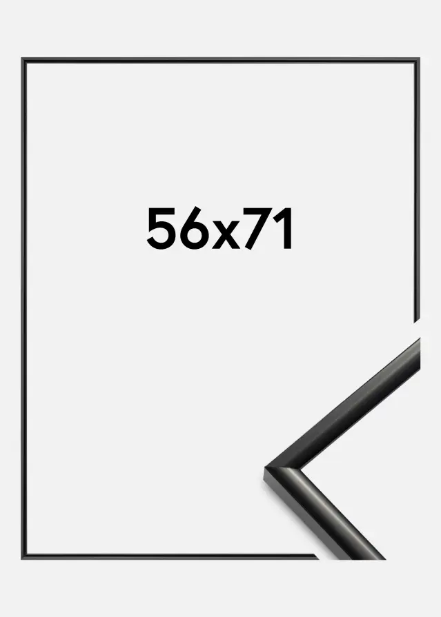 BGA Frame New Lifestyle Acrylic glass Black 56x71 cm