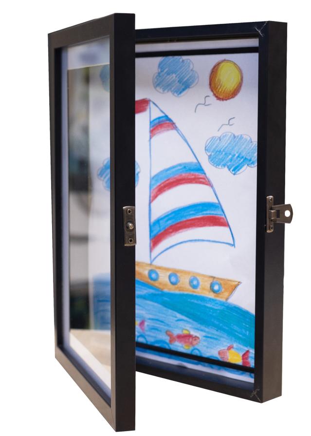 Estancia Drawing picture frame Newbie Acrylic Glass Black A4