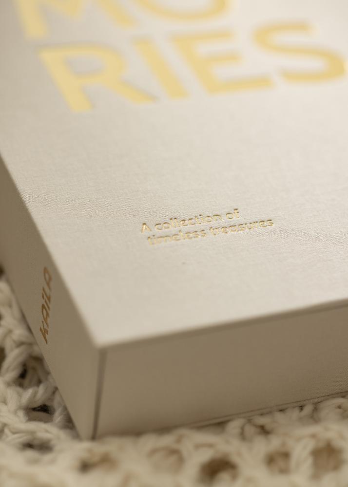 KAILA KAILA MEMORIES Warm Grey XL - Coffee Table Photo Album - 60 Pictures in 10x15 cm