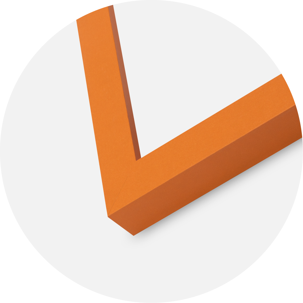 Jämtlands Ramfabrik Frame Selection Acrylic Glass Orange 40x50 cm