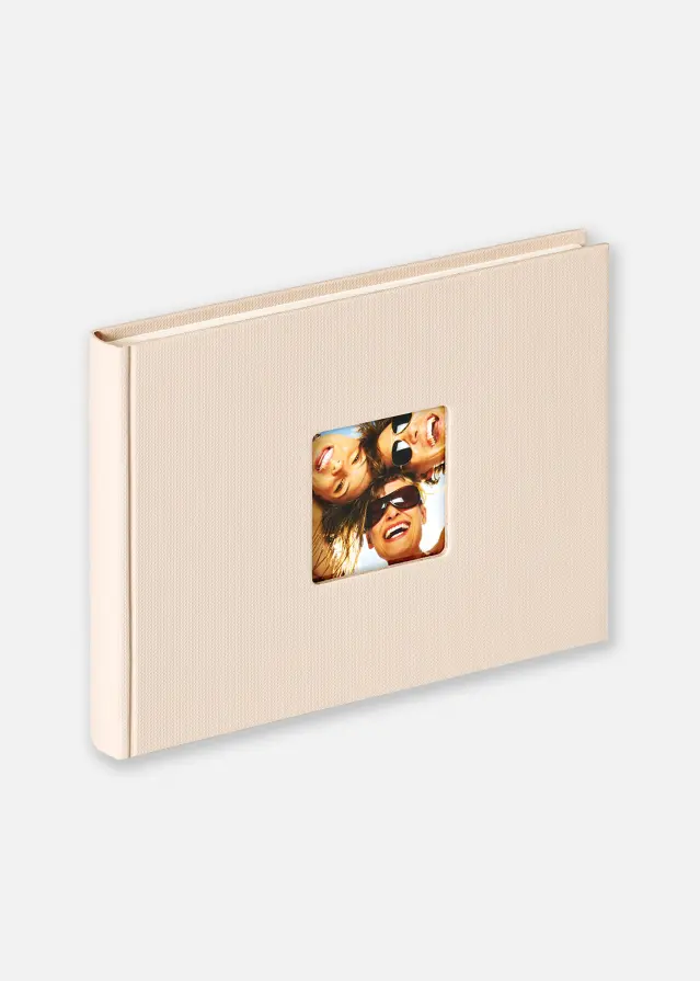 Walther Fun Album Sand - 22x16 cm (40 White pages / 20 sheets)