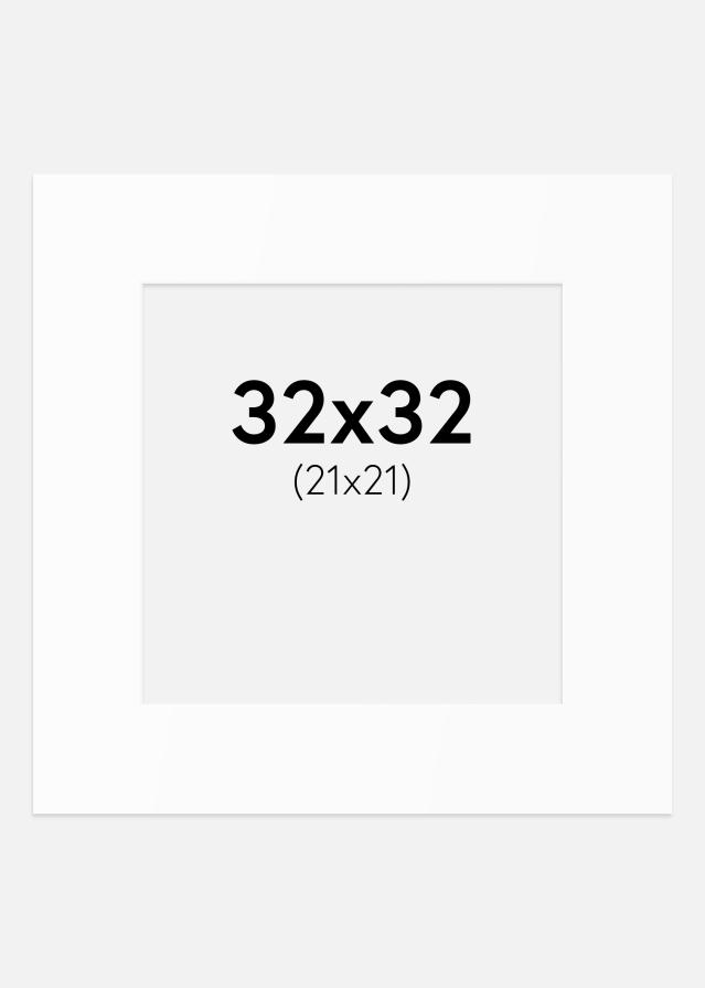 Artlink Mount White Standard (White Core) 32x32 cm (21x21)