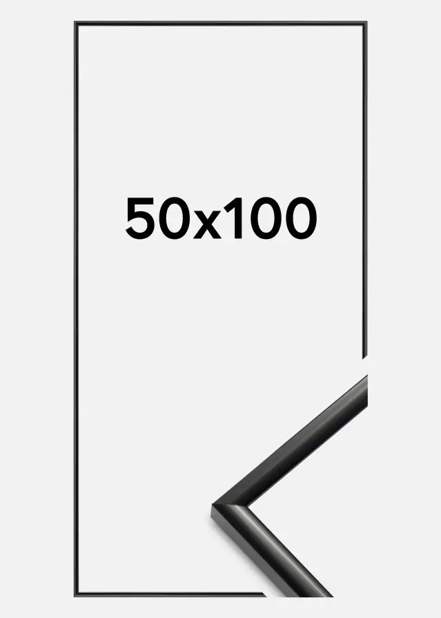 BGA Frame New Lifestyle Black 50x100 cm