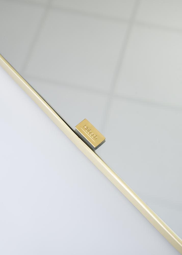 Hübsch Mirror Trapezium Brass 42x48 cm