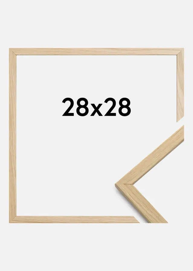 Galleri 1 Frame Edsbyn Acrylic glass Oak 28x28 cm