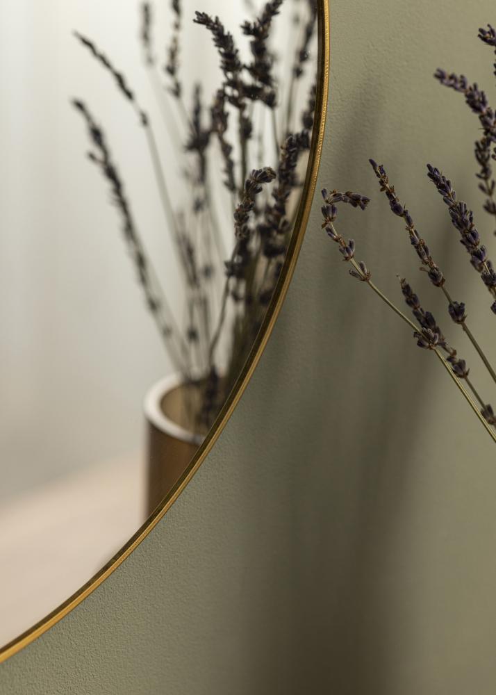KAILA KAILA Round Mirror - Thin Brass 40 cm Ø