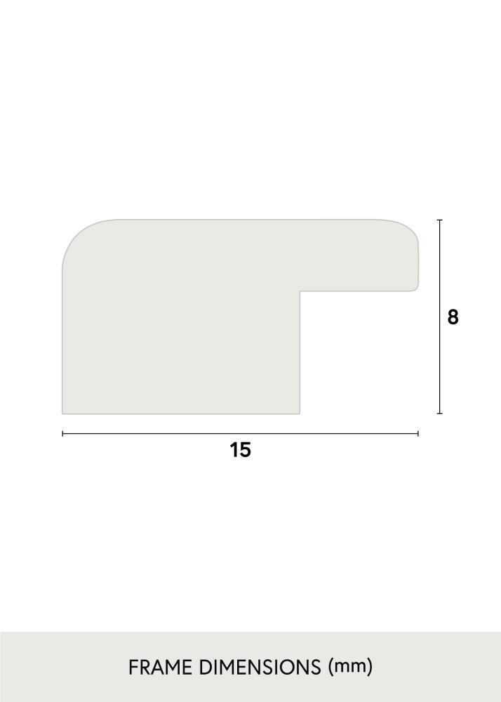 Walther Frame Liv Acrylic Glass Black 30x40 cm