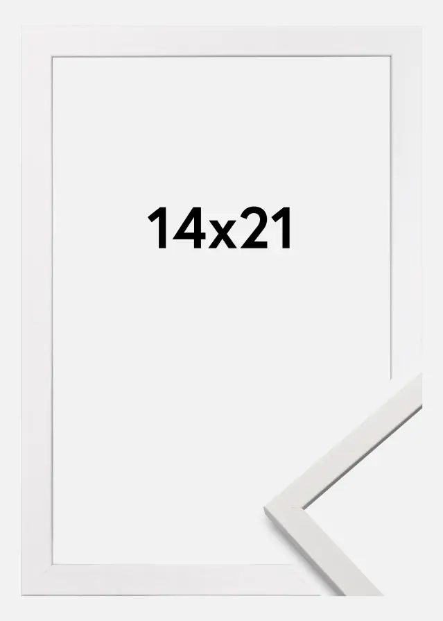 Galleri 1 Frame Edsbyn Acrylic glass White 14x21 cm