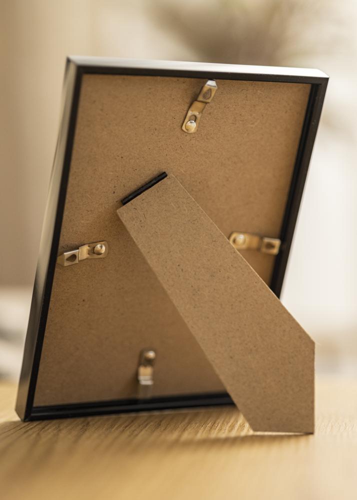 Ram med passepartou Frame Scandi Black 15x20 cm - Picture Mount White 4x5 inches