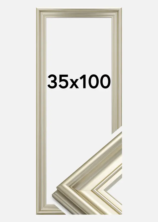 Ramverkstad Frame Mora Premium Silver 35x100 cm