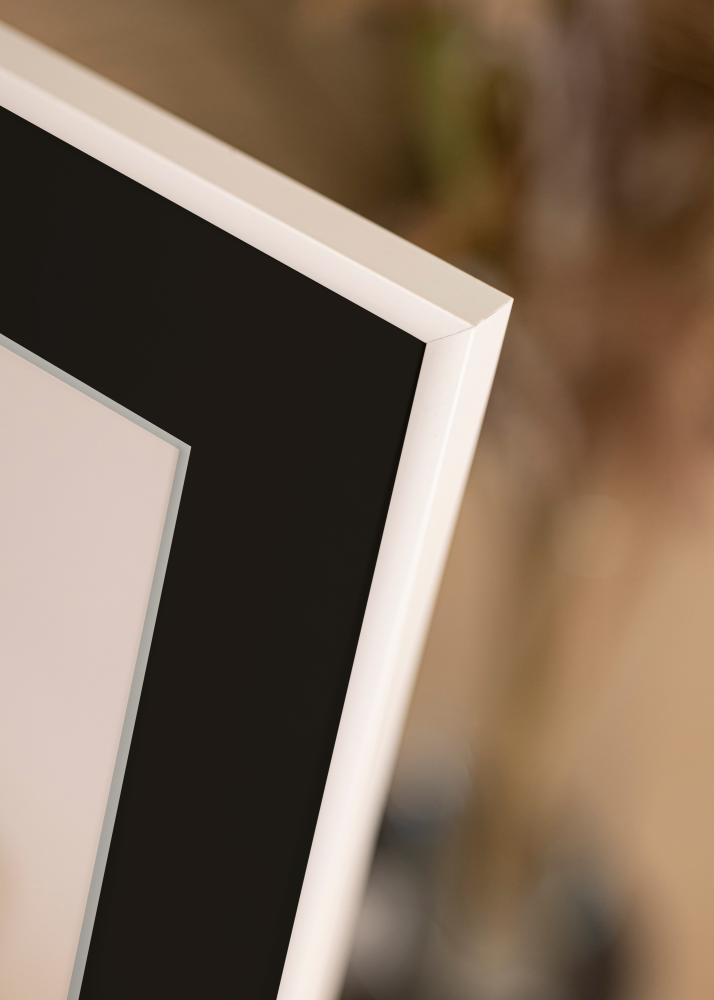 Ram med passepartou Frame New Lifestyle White 70x100 cm - Picture Mount Black 24x36 inches