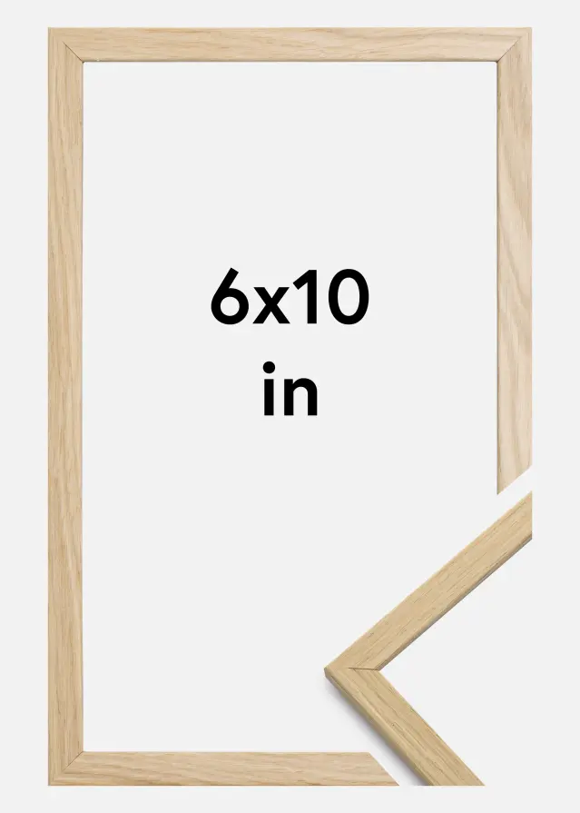 Galleri 1 Frame Edsbyn Acrylic glass Oak 6x10 inches (15.24x25.4 cm)