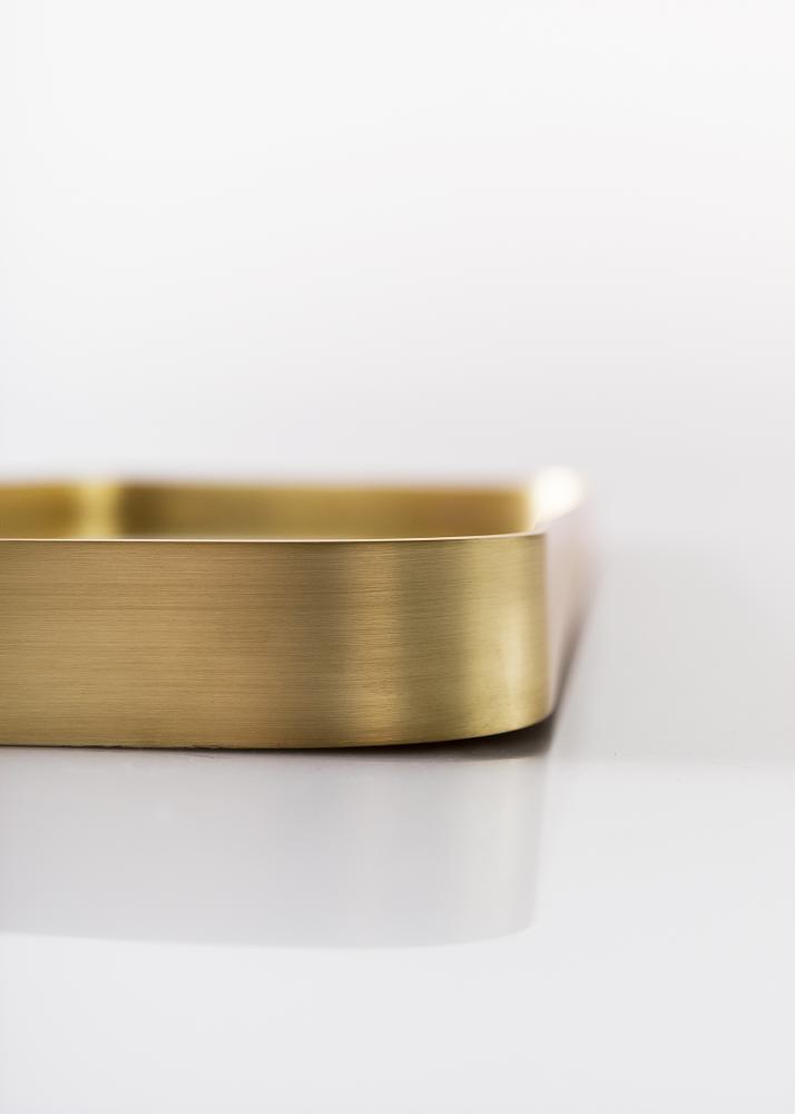 Hübsch Mirror Square Brass 31x76 cm