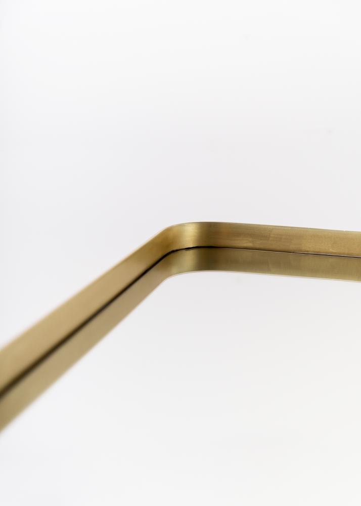 Hübsch Mirror Square Brass 31x76 cm