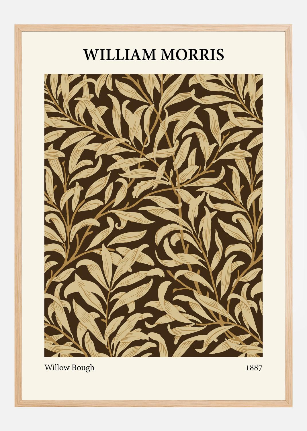 Product Image for William Morris - Willow Bough 4 Poster (21x29.7 cm (A4))